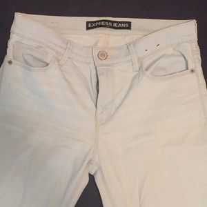 Express mid rise jean leggings